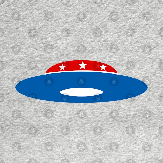 Flying Saucer, UFO Political Icon by TheShirtGypsy